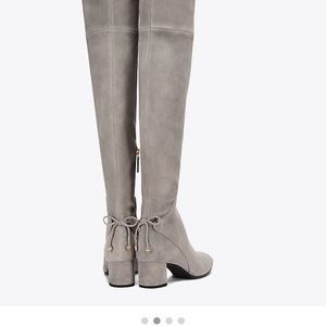 NWOT Tory Burch over knee boots (mouse grey)